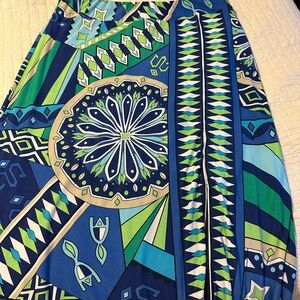 Chico’s maxi skirt in blue and green. Size 12 (Chicos size 2).